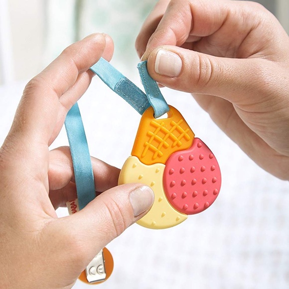 HABA Ice Cream Clutching Toy Teether Clip - Picture 2 of 4